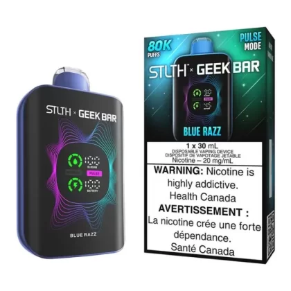 STLTH X GEEK BAR DISPOSABLE – Blue Razz