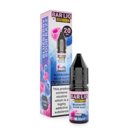 Blueberry Sour Razz Nic Salt Bar Liq By Zeus Juice