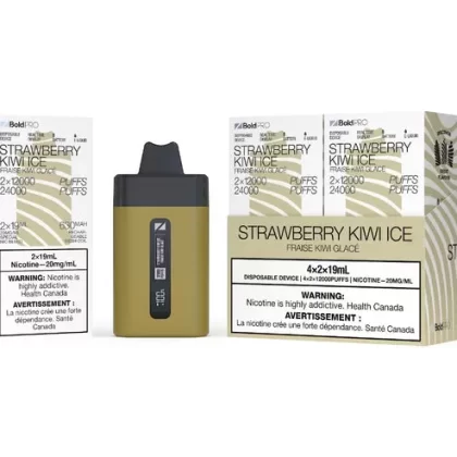 ZBOLD PRO Disposable Vape - Zpods - 24K Puffs Combo - Strawberry Kiwi Ice