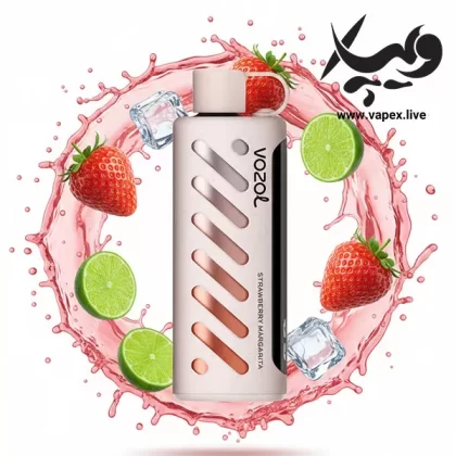 ویپ یکبار مصرف وزول گیر شیشا ۲۵۰۰۰ پاف توت فرنگی لیمو Vozol Gear Shisha 25000 Puff Strawberry Margarita