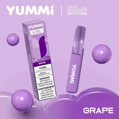 Yummi Dash 6ML Disposable Vape - Grape (Super Cool)