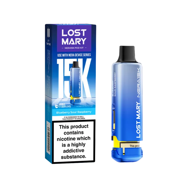 Blueberry Sour Raspberry Lost Mary NERA15K Refill Pack
