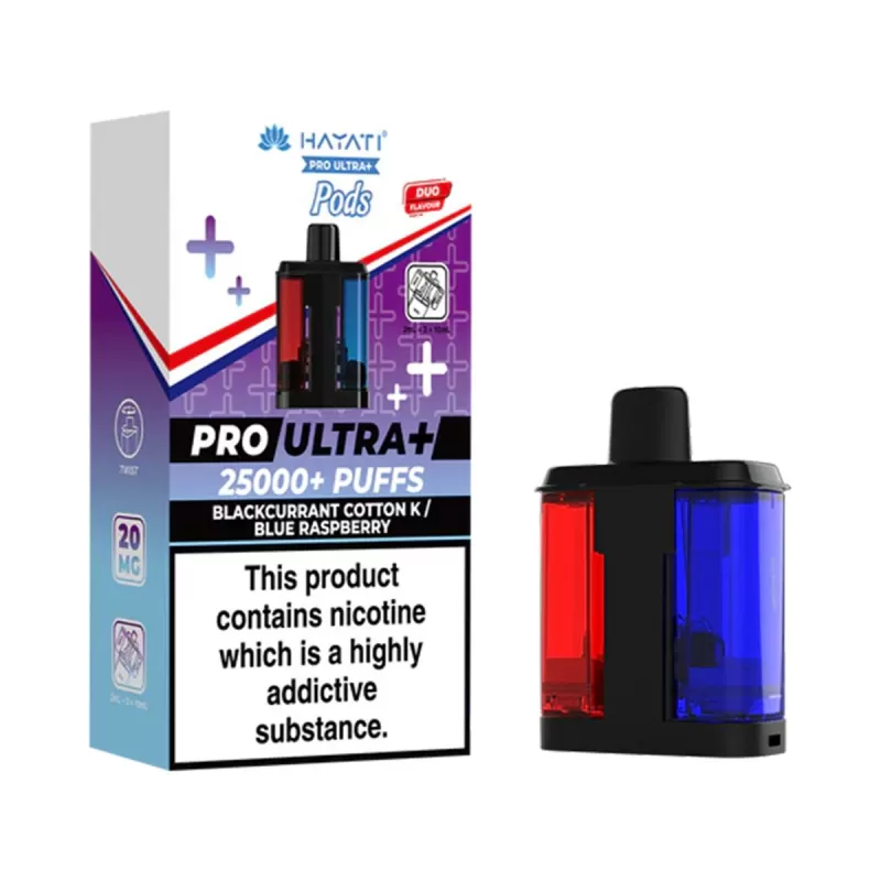 Hayati Pro Ultra Plus 25k Prefilled Pod Refill Pack
