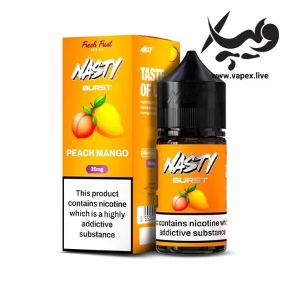 سالت نیکوتین نستی برست هلو انبه | Nasty Burst Peach Mango 30ML