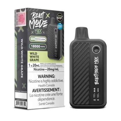Wild White Grape Iced Flavour Beast Mode Max – Disposable Vape