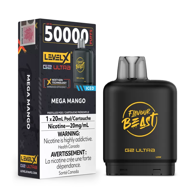 Mega Mango Iced - Level X G2 Ultra 50k Pod