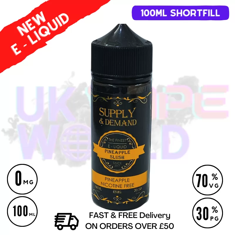 Pineapple Supply & Demand 100ml Shortfill Eliquid