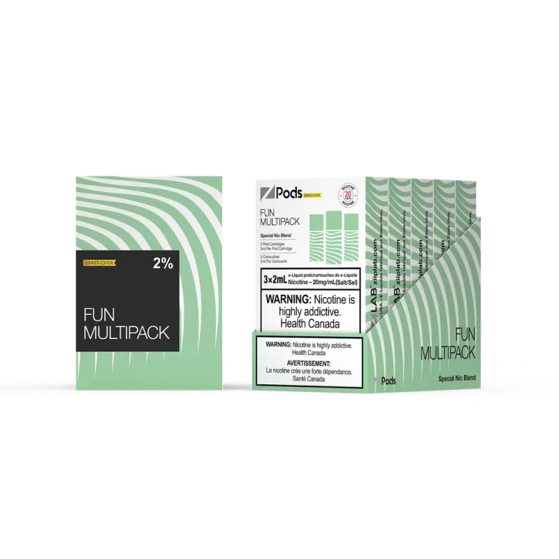 FUN MULTIPACK - Z PODS (Special Nic Blend )