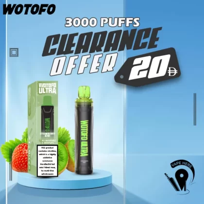 WOTOFO Ultra Disposable 3000 Puffs-20mg #