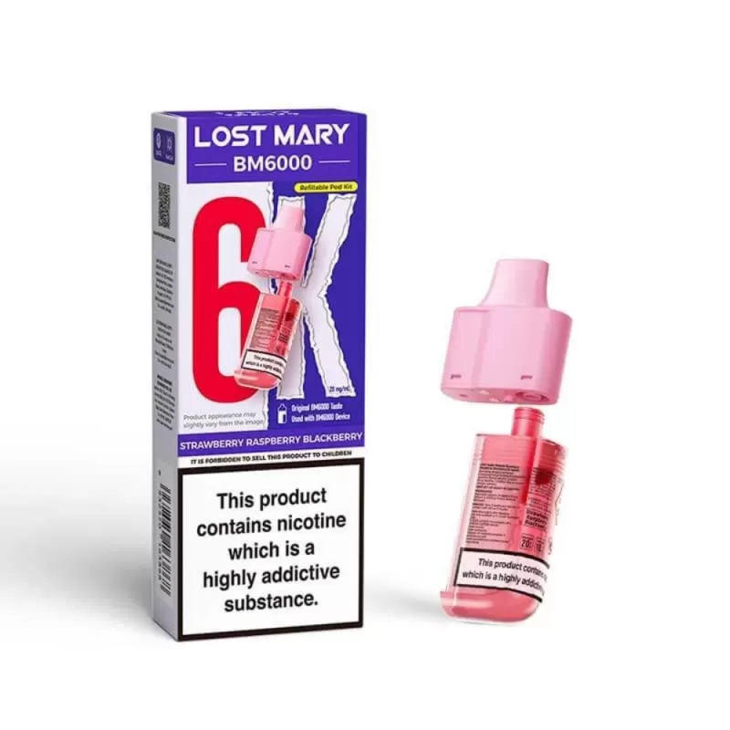 Lost Mary BM6000 Strawberry Raspberry Blackberry Pods