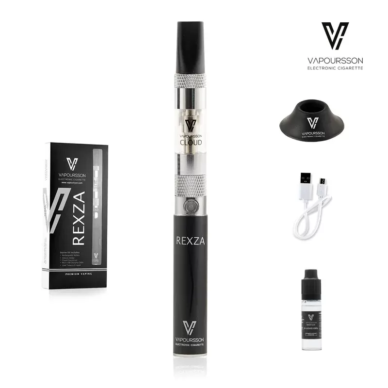 Vapoursson Rexza e-Cigarette – Refillable & Rechargeable Starter Kit | Cigee