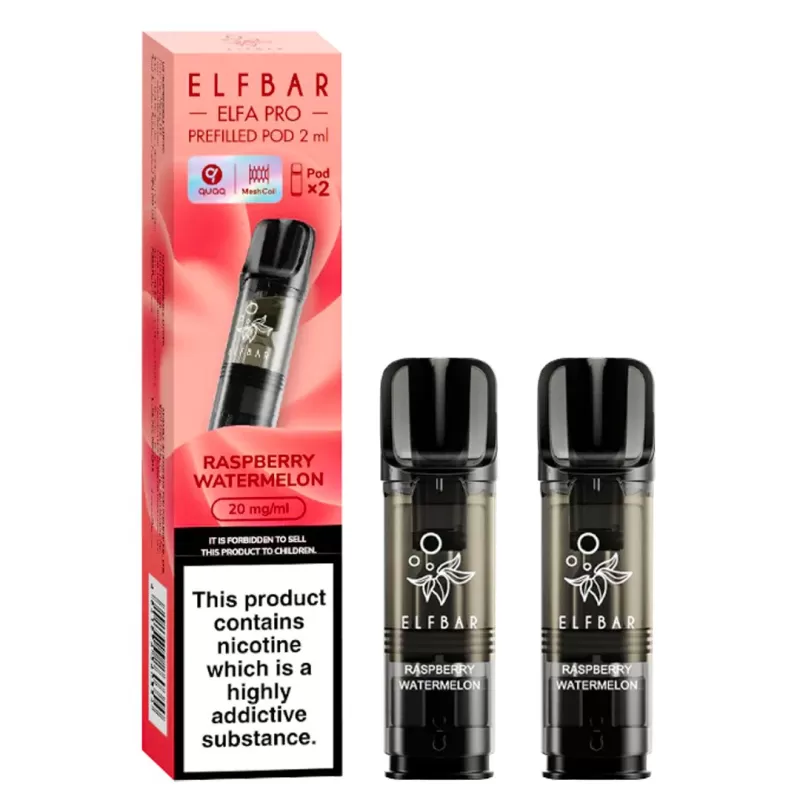 Raspberry Watermelon Elfa Pro Prefilled Pod by Elf Bar