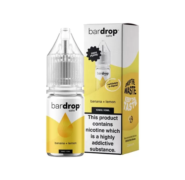 Bar Drop Banana & Lemon Nic Salts