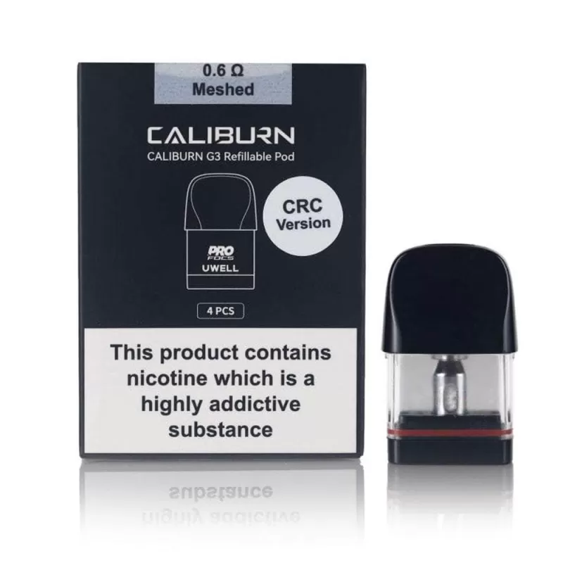 Caliburn G3 & G4(GPP) Replacement Pods (4Pcs)