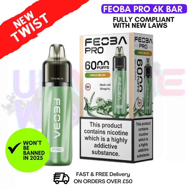 Triple Melon Feoba Pro 6000 6K Puff Pod Kit