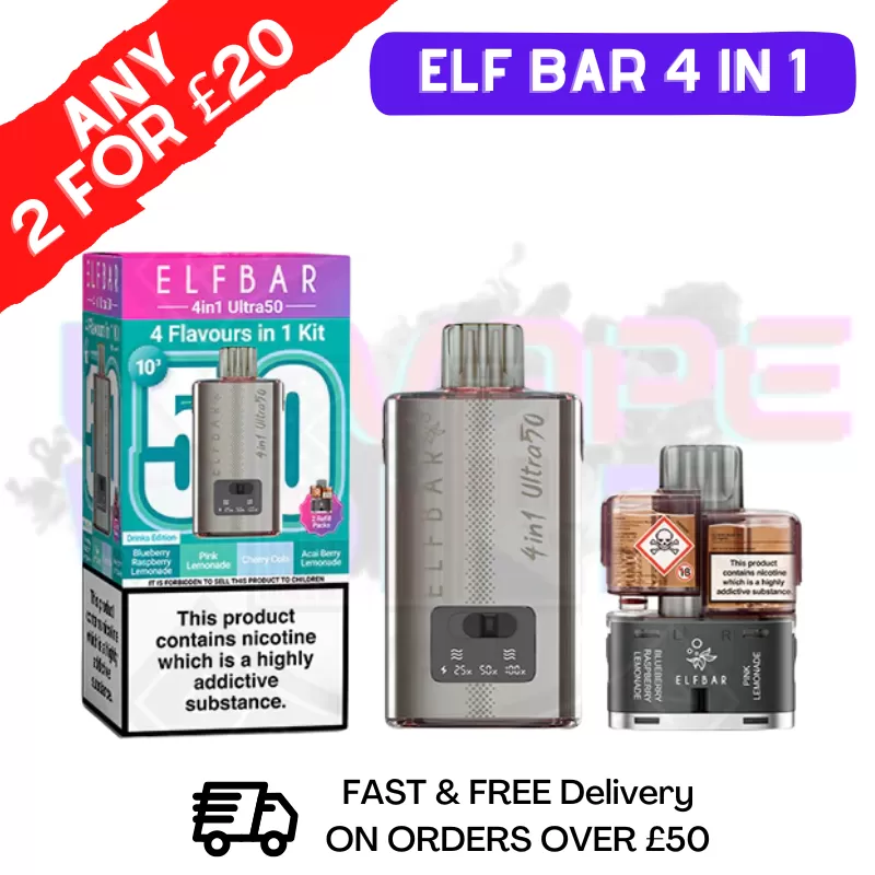 Drinks Edition Elf Bar 4 in 1 Ultra Puff Kit