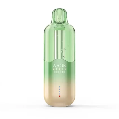 AAOK 40k Puff Vape Premium 40000 Puffs Visible Clear Tank Rechargeable Disposable Vape Shop