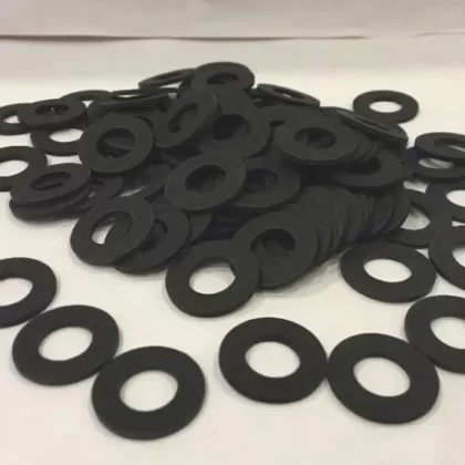 100 Tattoo Machine 3/8′′ Black Fiber Coil Core Washers Parts Coils Made In USA