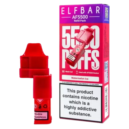 Watermelon Ice Elf Bar AF5500 Refill Pack