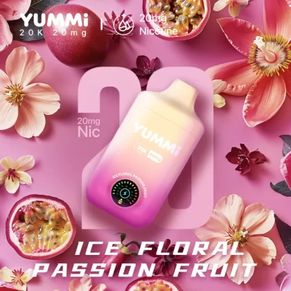 YUMMI 20K (20000) Disposable Vape - Ice Floral Passion Fruit (Super Cool)