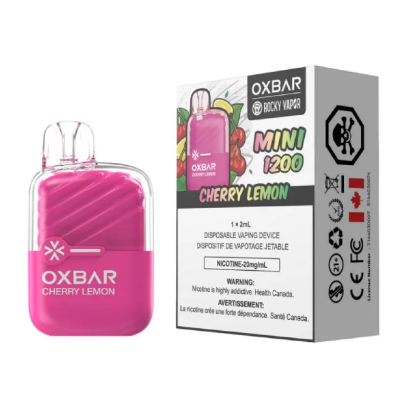 OxBar Mini 1200 - Cherry Lemon Disposable Vape