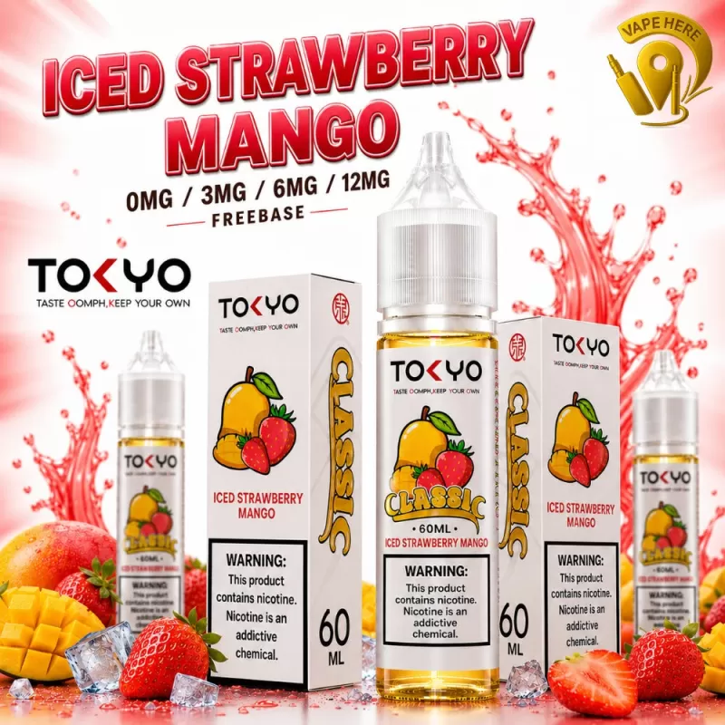 Tokyo Icde Strawberry Mango E-liquid 60ml- Classic Series #