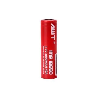 18650 AWT 3.7V 3000MAH 40A BATTERY pack of 2