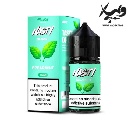 سالت نعناع سبز نستی برست Nasty Burst Spearmint 30ML