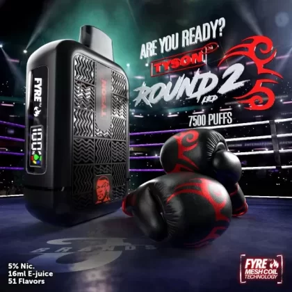 پاد یکبار مصرف تایسون 7500 پاف | Tyson 7500