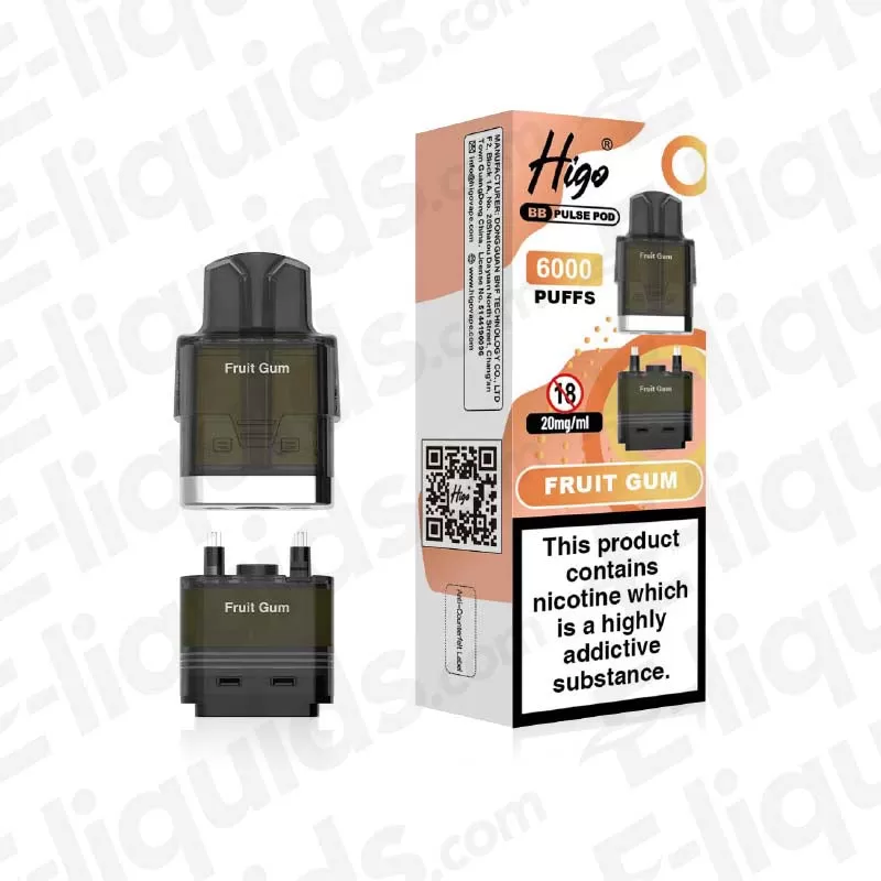 Higo BB Pulse Fruit Gum Prefilled Pod