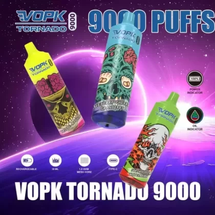 VOPK TORNADO 9000 Puffs Bulk Buy Disposable Vape Wholesale