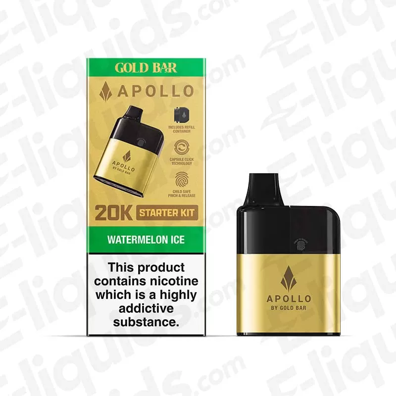 Gold Bar Apollo Watermelon Ice Prefilled Pod Kit