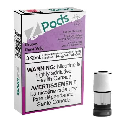 Z POD 2% 3 X 2ML – GRAPES GONE WILD