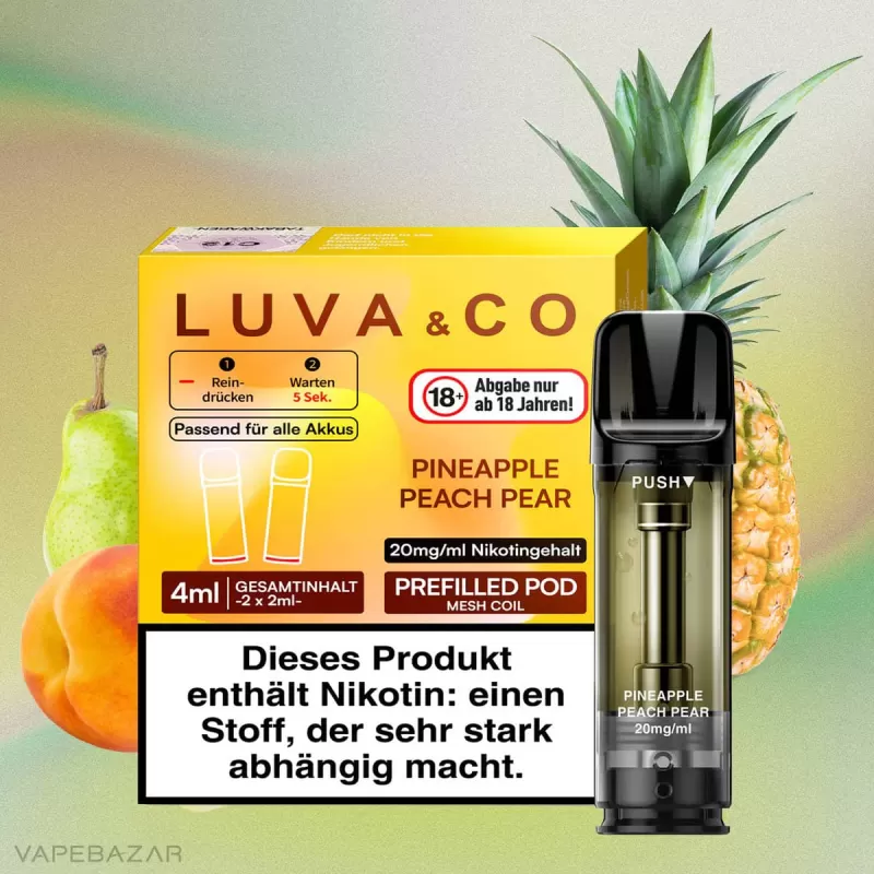 Luva & Co Pods – Pineapple Peach Pear (2er Pack)
