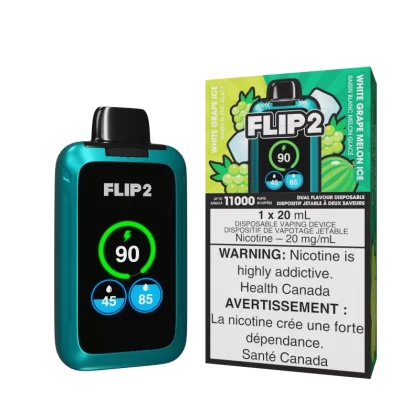 White Grape Ice and White Grape Melon Ice Flip 2 – Disposable Vape