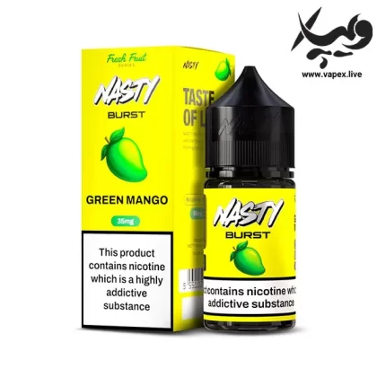 سالت انبه سبز نستی برست Nasty Burst Green Mango 30ML