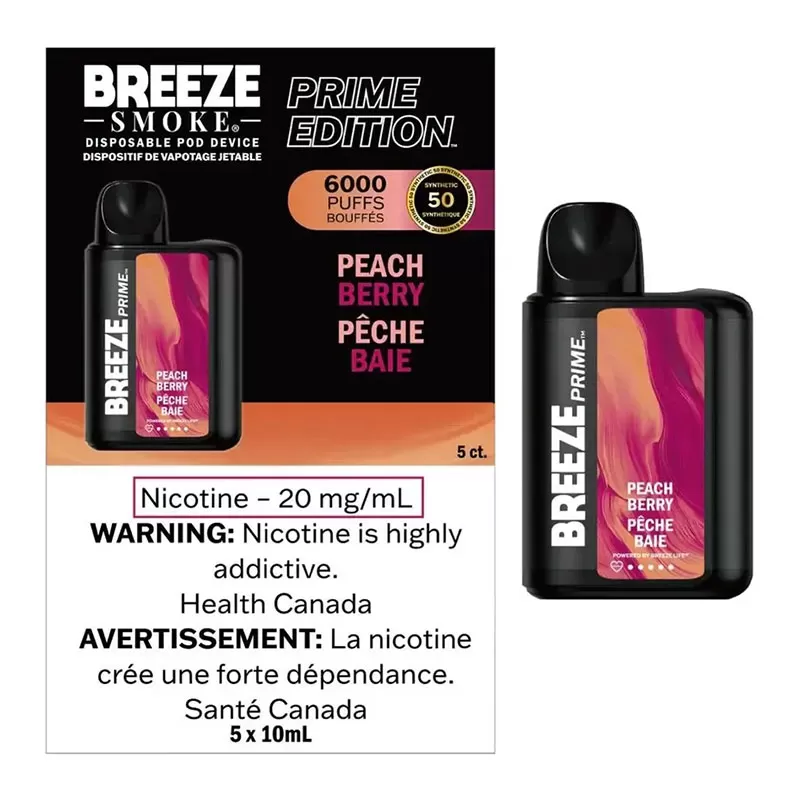 BREEZE PRIME S50 6000 (8ML) – 5CT