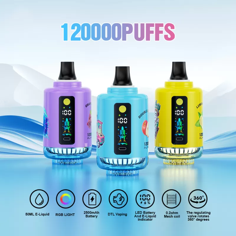 ATVS Disposable Vape – WARSHIP SHISHA (120,000 Puffs) | Wholesale