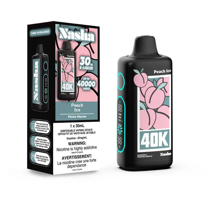 Nasha 40K Disposable - Peach Ice