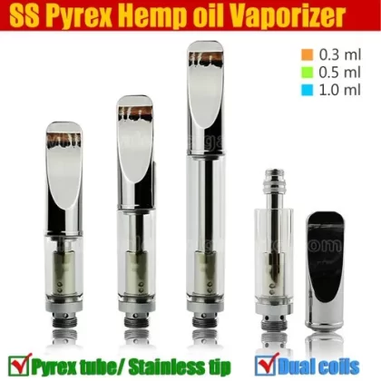 1pc test CBD Hemp Oil Vaporizer Cartridges Tank