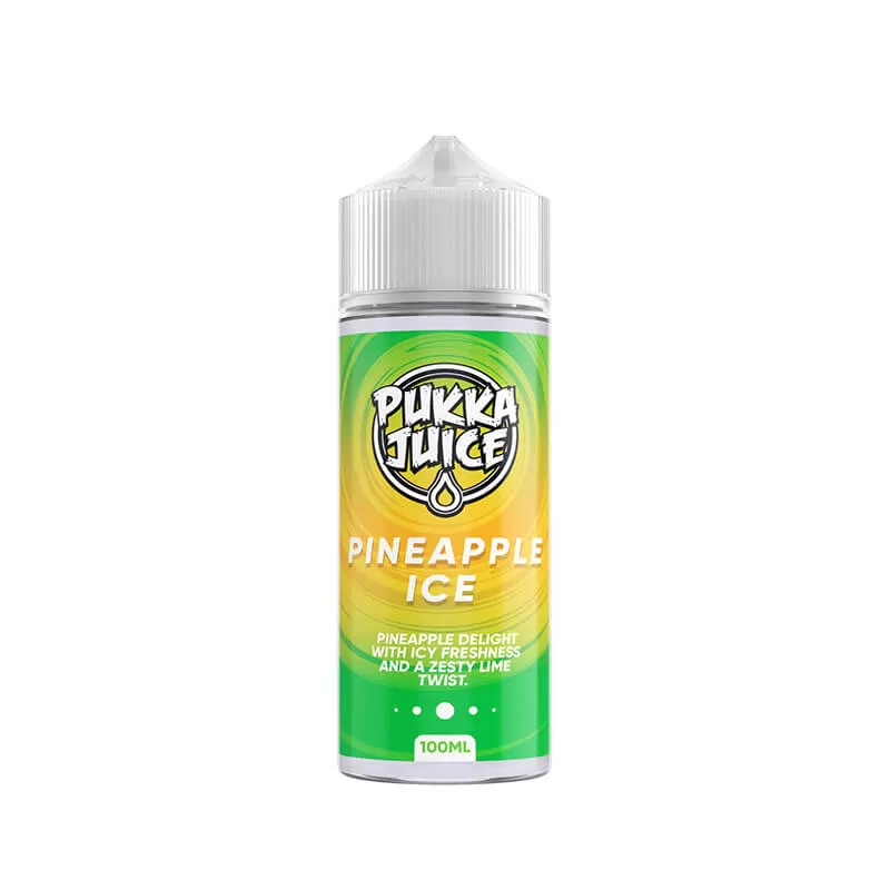 Pukka Juice Pineapple Ice 100ml Shortfill E-Liquid