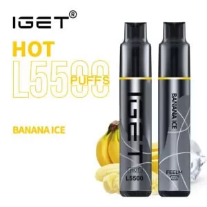 iGET VAPE 5500 PUFF – BANANA ICE