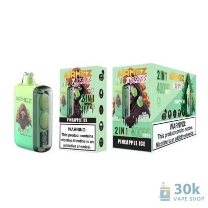 Airmez Xbeat 40K Disposable Vape with Bluetooth Earbuds | 2% Nicotine