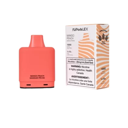 ZPODS LEX Pod System - 10K Puff - Mango Peach