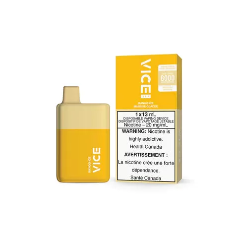 Vice Box Rechargeable Disposable Vape - 6000 Puffs - Mango Ice