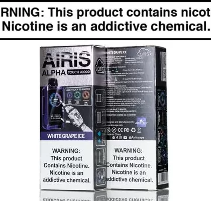 AIRIS ALPHA TOUCH 20K DISPOSABLE VAPE – 20,000 PUFFS