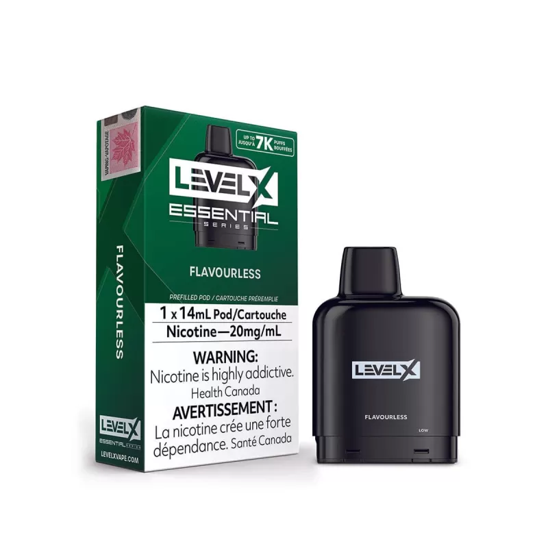 Level X Essential Series Flavourless Disposable Vape Pod