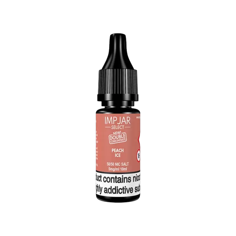Peach Ice Nic Salt E-Liquid by Imp Jar Select
