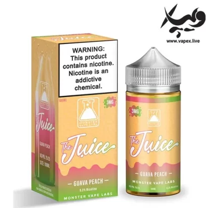 جویس هلو گواوا مانستر Monster The Juice Peach Guava 100ML