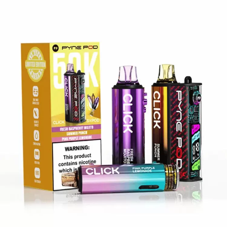 Pyne Pod Click 50k Prefilled Pod Kit Drinks Edition